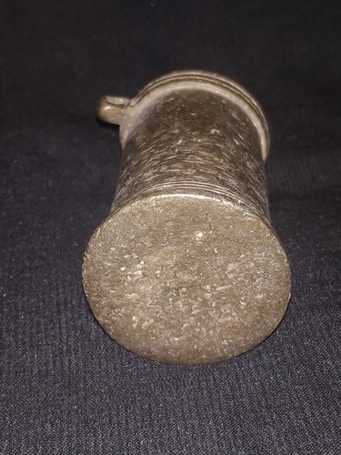 Antique Indian Bronze Cylinder Shape Betel Lime Box Bottle Old Collectible # - Picture 5 of 10