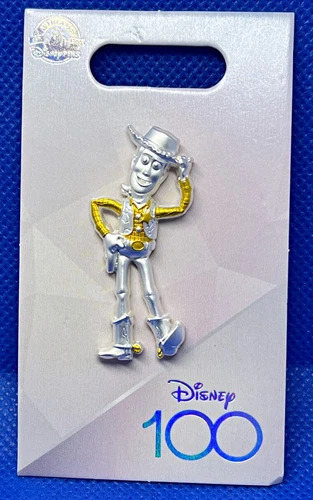 Disney Parks Platinum Collection 100 Years Anniversary WOODY Toy Story pin - NEW