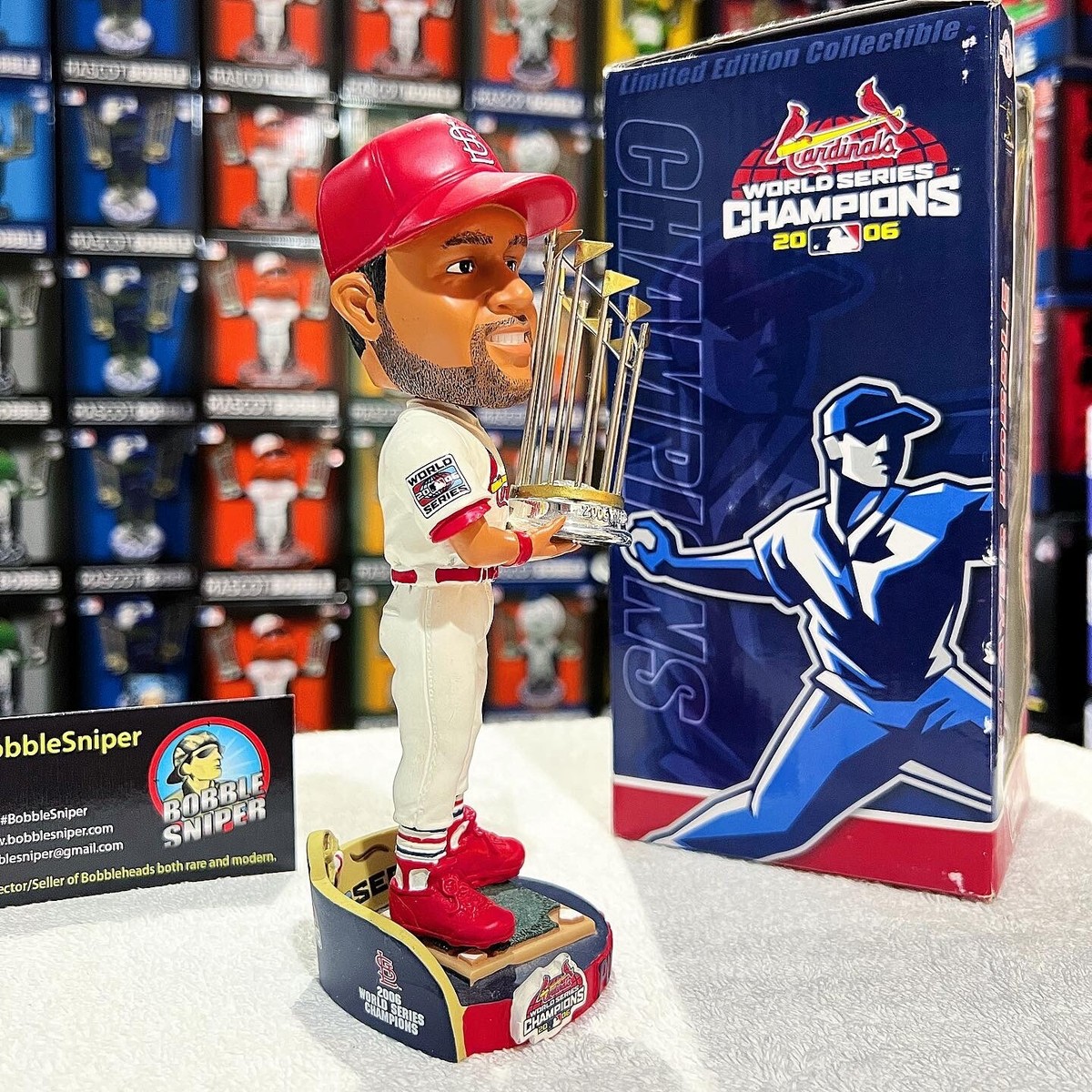 ALBERT PUJOLS St. Louis Cardinals 2006 World Series Champ Trophy