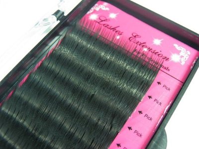 Einzelne falsche falsche Nerzwimpern Lashes Extensions Semi Permanent Schwarz UK 