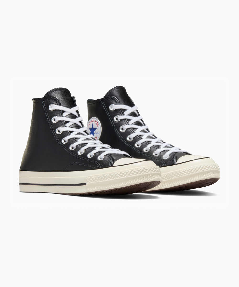 Converse Chuck 70 Leather Sneakers High Top Shoes Black A07200C US