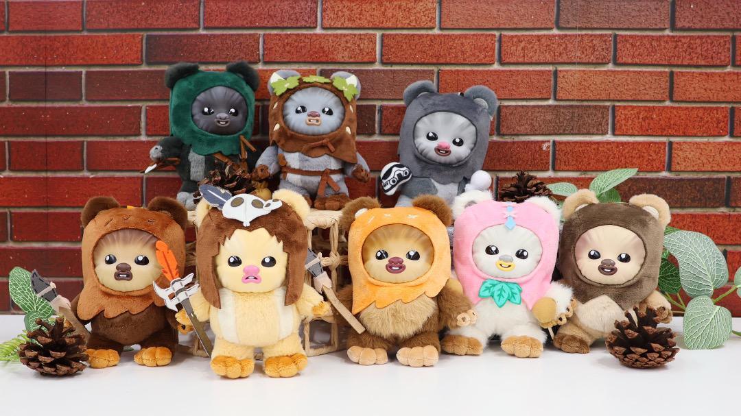 ［限定］ Ewoks Cosbi Plush Keychain SP Color Hot Toys Cosbi Ewoks WICKET SP Color Plush Keychain Star