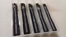 Kohlefaserpinsel Carbonpinsel Carbon Pinsel 5Stk. M10 im praktischen Etui NEU