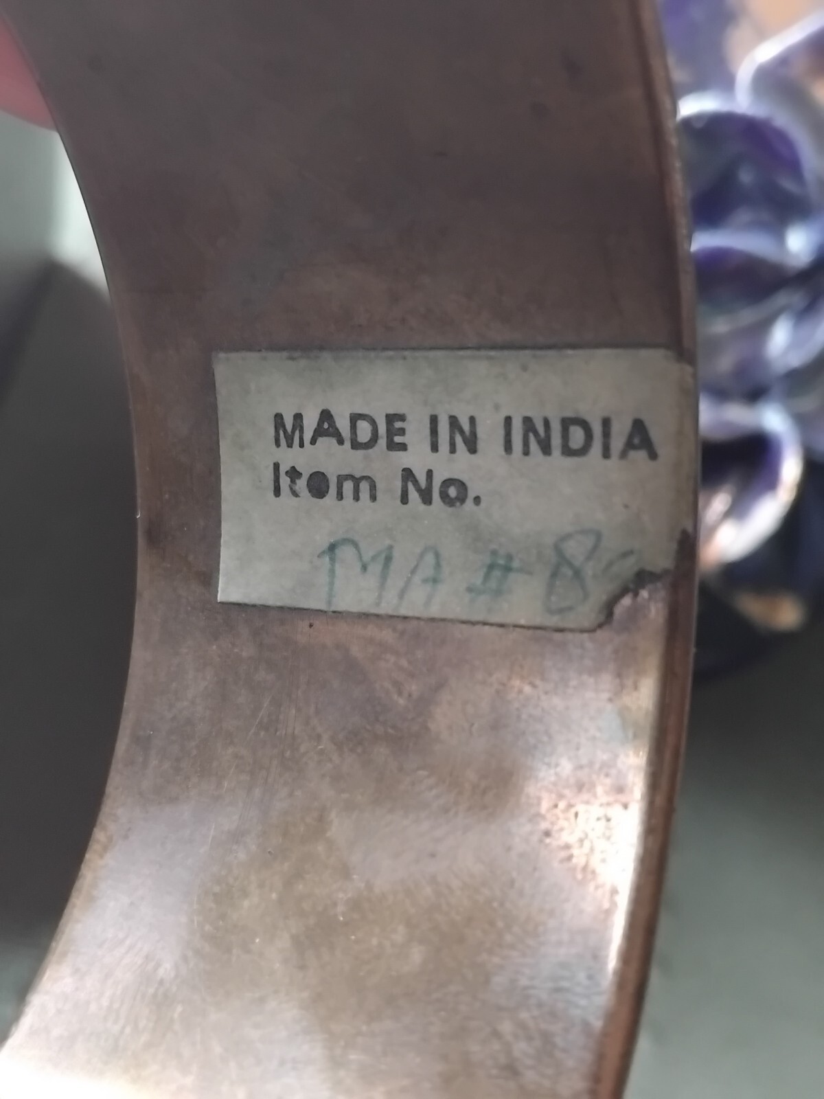 Women's Retro Solid Copper Bracelet - Unique Arti… - image 3