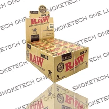 RAW Classic Kingsize Slim - 5 Mtr Rolls-12pks per display