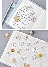 Dog Japanese Cartoon Sticker, Set 45 Pcs, Kawaii Planner, Phone, Laptop…sticker