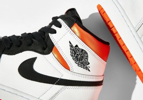 NIKE AIR JORDAN 1 RETRO HIGH OG ELECTRO ORANGE 555088-180 SZ 10.5 AUTHENTIC VTG - Picture 3 of 5