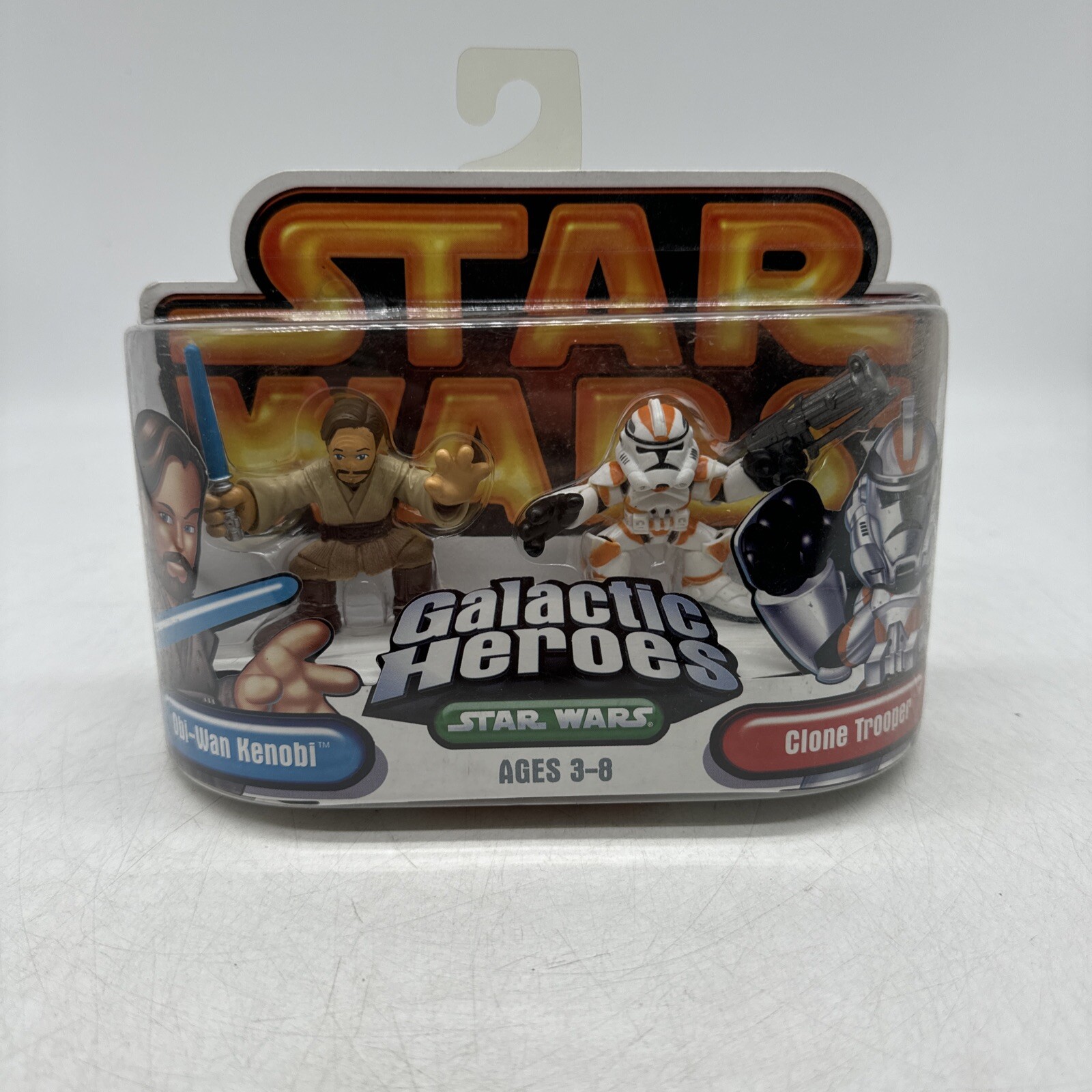 Star Wars - Galactic Heroes Clone Trooper  & Obi-Wan Kenobi action figures bnib