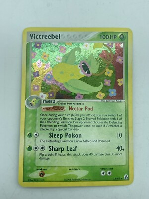 ポケベル Victreebel 13/92 Holo Rare EX Legend Maker 2006 Pokemon TCG Near
