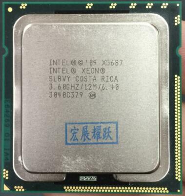  Intel Xeon Processor X5687 Quad-Core LGA1366 3.6GHz/12MB Desktop CPU