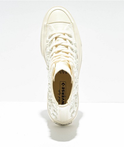 Converse Y2Slay Chuck Taylor All Star White High Top Star Heart Moon Flower - Picture 8 of 16