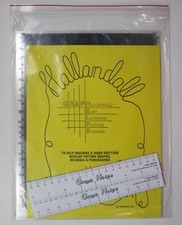 Hallandall Graph Helps for Machine  Hand Knitters Picture Intarsia Punchcards
