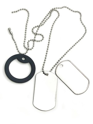 5 X DOG TAG REPAIR TUNE UP KIT / REPLACEMENT 24 INCHES BALL CHAINS AND SILENCERS