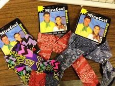 MIRACOOL COTTON BANDANAS ONE SIZE