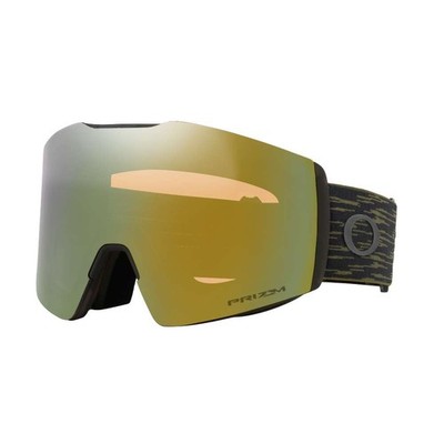 Oakley Fall Line L Goggle 2025-Dark Brush Swirl w/ Prizm Sage Gold