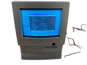 NEC PC-9821 Cb10 All In One CRT PC Windows 98 K6-III 300MHz Tested Working