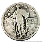 1925 P Philadelphia Standing Liberty Quarter Dollar 25C Quar Dol Silver Coin