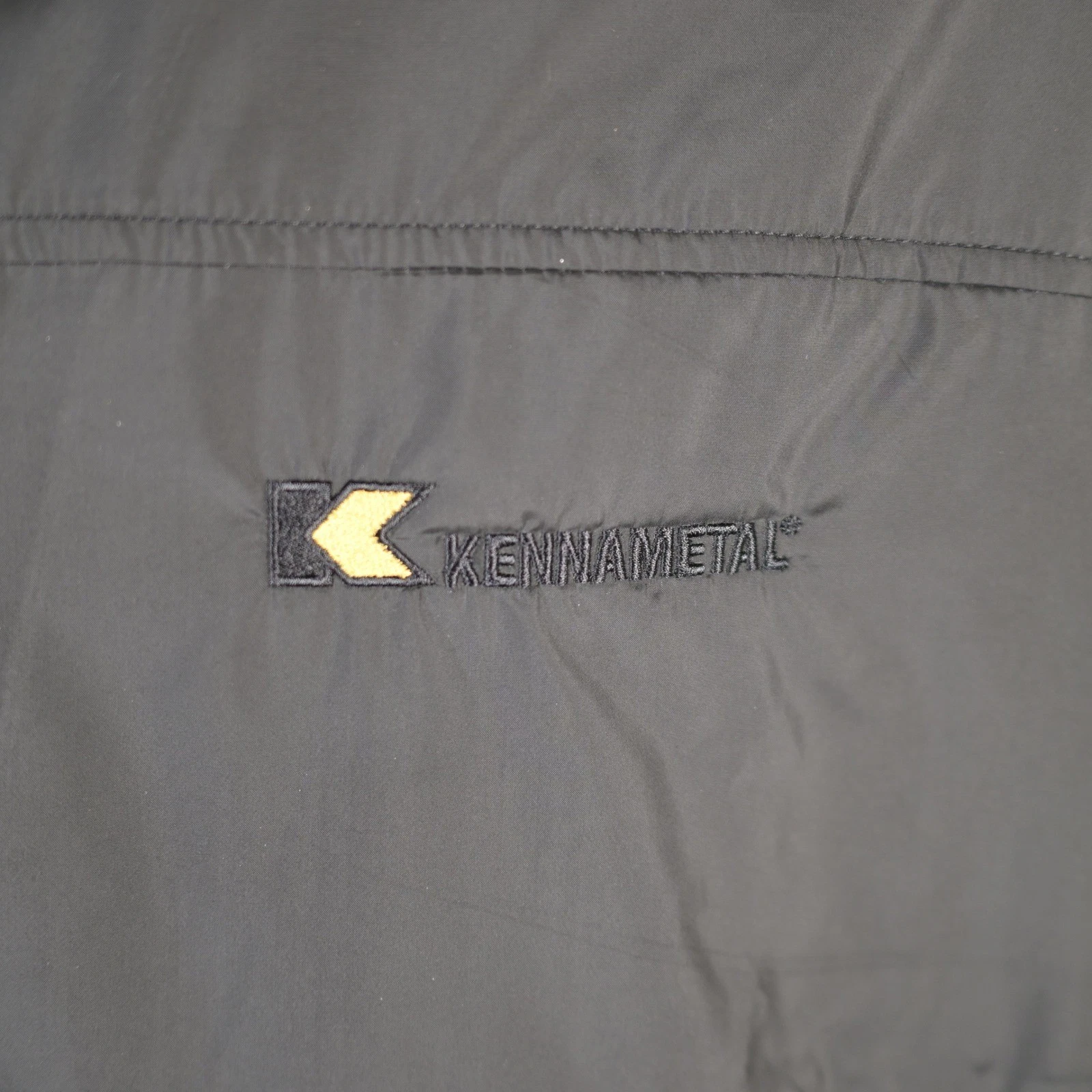 Cutter & Buck Mens XXXL Hybrid Full Zip Jacket Black Grey Kennametal Logo 3XL - product detail image 4