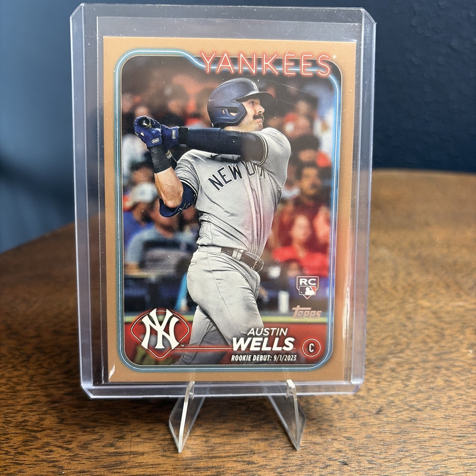 2024 Topps Update Series - Rookie Debut Austin Wells #US325 Gold /2024 (RC)