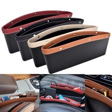 Car Seat Side Pocket Storage Box Organizer Crevice Gap Filler Auto Accessories