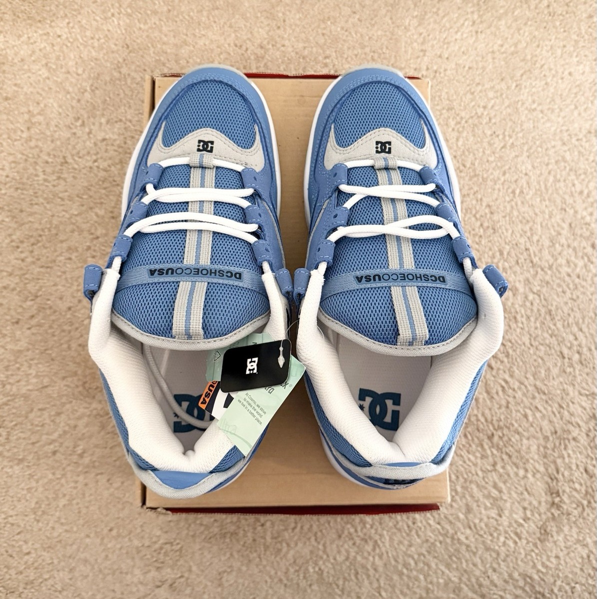 DC Shoes Josh Kalis OG Skateboarding Shoes Men\'s Size 11 Light Blue/Grey/White DC Shoes Josh Kalis OG Skateboarding Shoes Size 9 Light Blue  main image 3