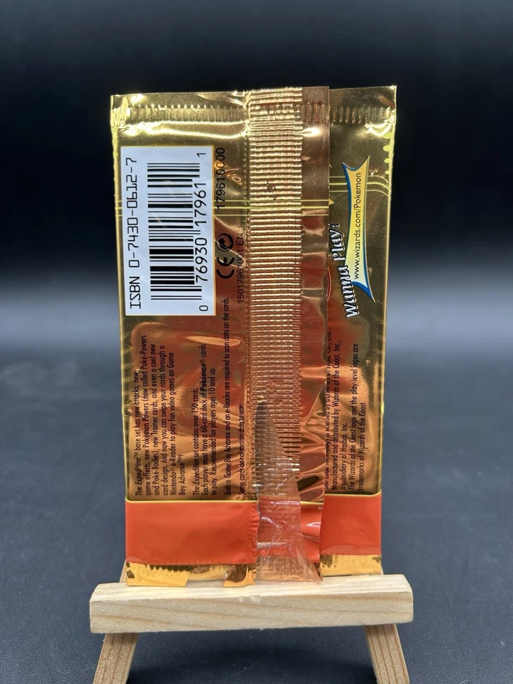 Charizard EMPTY 2002 Pokemon Expedition Booster Pack OPENED Wrapper - No Cards - Image 2 of 3