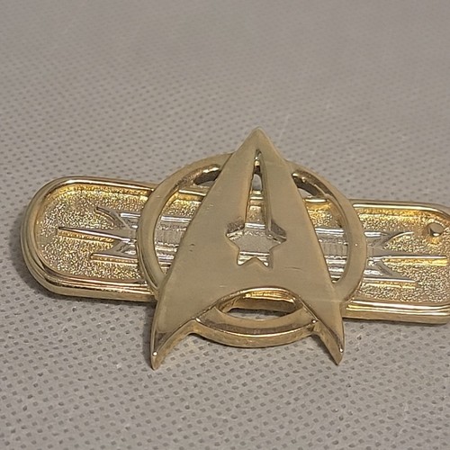 Star Trek Vintage 1992 Official Paramount TNG Admiral Rank Bar Pin - Picture 4 of 4