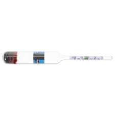 Glass Aquarium Hydrometer, Floating Specific Gravity Meter for Saltwater