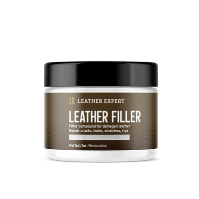 Lederfüller - Weiße Spachtelmasse 25 ml Leather Expert LE-10-FW25