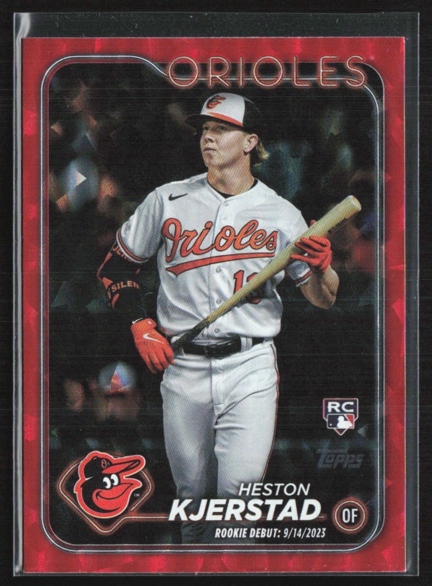 Heston Kjerstad 2024 Topps Update Red Foil RC /199 #US86 Baltimore Orioles