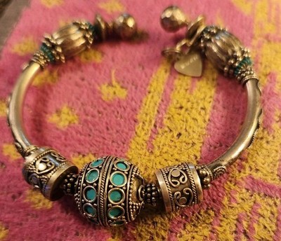 B Bold Bohemian Bali-style Cuff Bracelet