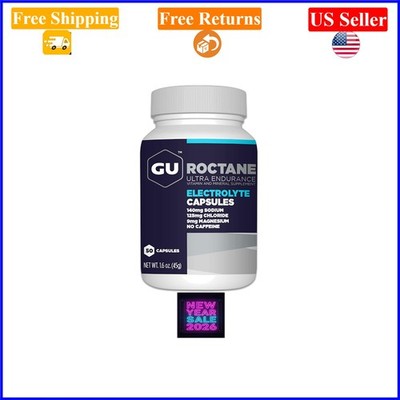 Roctane Ultra Endurance Electrolyte Capsules 50 Count for Adults, Hydrating