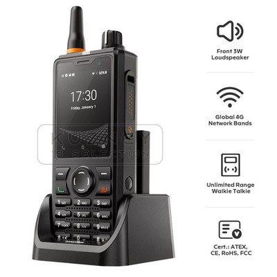 UNIWA F41 Handy 4600mAh 4G Walkie Talkie NFC Feature Phone 2,4'' mit Ladestation