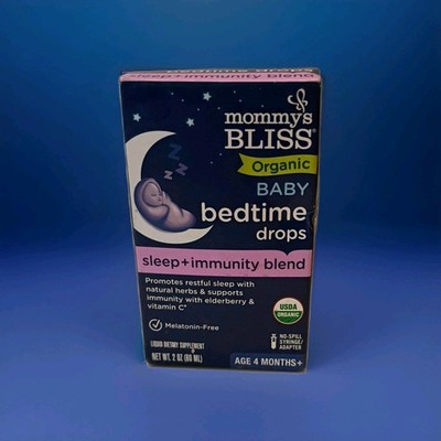 Mommy's Bliss Organic Baby Bedtime Drops + Overnight Immunity Support Ex 03/2027