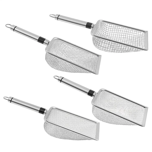 Paquete de 6 juegos de tamices de suelo para jardinería tamiz de suciedad tamiz de compost con mango guante - Imagen 6 de 17