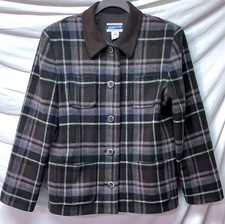 VINTAGE Pendleton Blazer Women 10 Petites 100 Virgin Wool