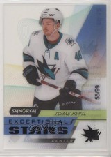 2020-21 Upper Deck Synergy Exceptional Stars Black 55/99 Tomas Hertl #ES-12 0i6