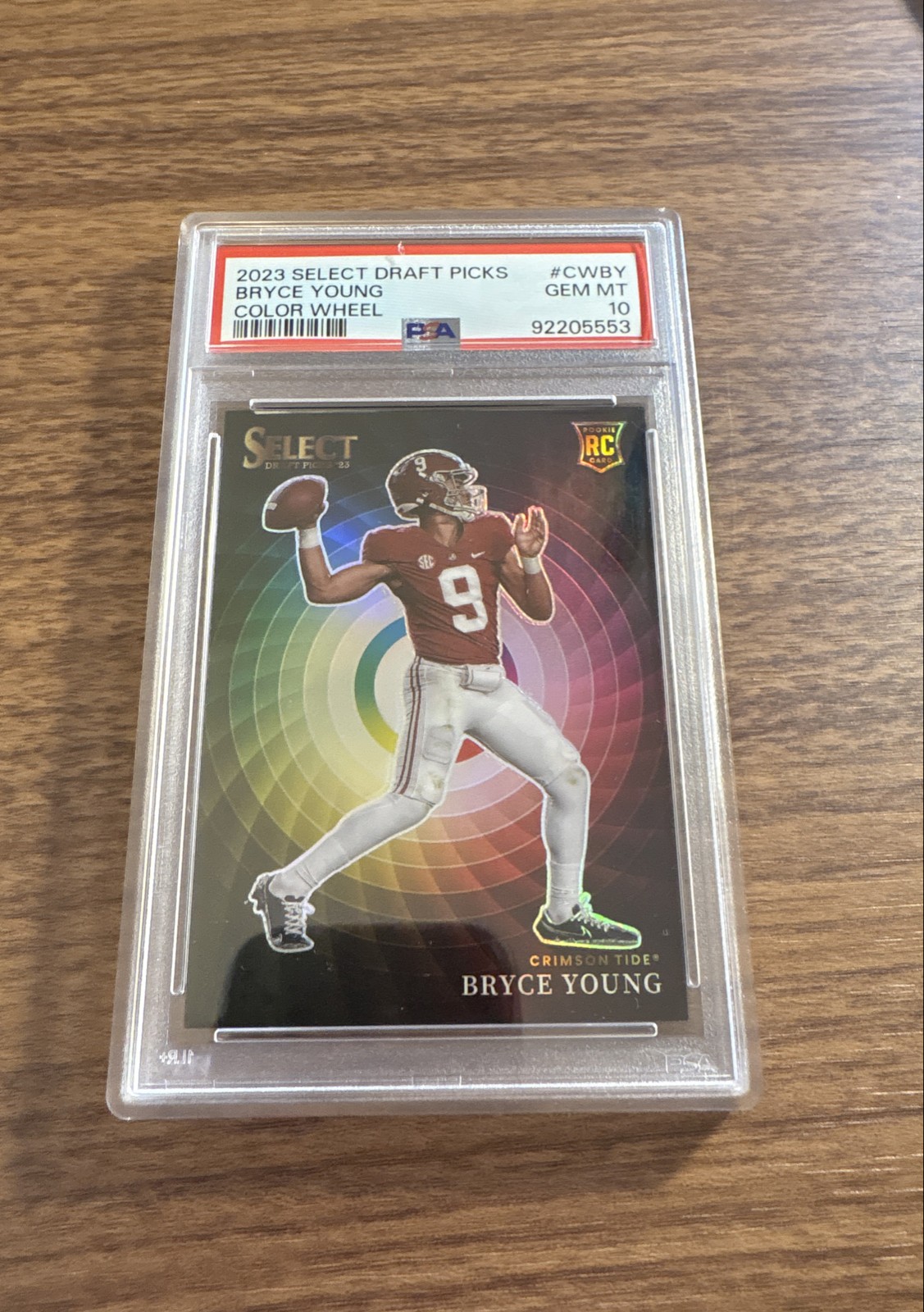 2023 Panini Select Draft Picks - Color Wheel Bryce Young #CW-BY (RC)