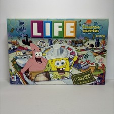 The Game of Life Spongebob Squarepants Edition COMPLETE Milton Bradley 2005