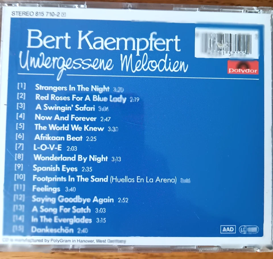 Bert Kaempfert (Orch.) Unvergessene Melodien (#polydor815710-2)  [CD] - Bild 2 von 2