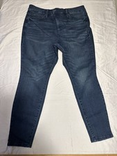 Women  s Terra and Sky Size 16 Dark Wash Skinny Jeans Petite Length