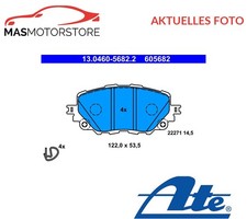 SATZ BREMSBELÄGE BREMSKLÖTZE VORNE ATE 130460-56822 P FÜR FIAT 124 1.4 348