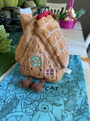 NWT Jellycat Amuseable Gingerbread House RARE Authentic w/ Dust