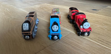 Thomas  Friends Wooden Railway Trains -Lot of 6- Thomas, James, Spencer