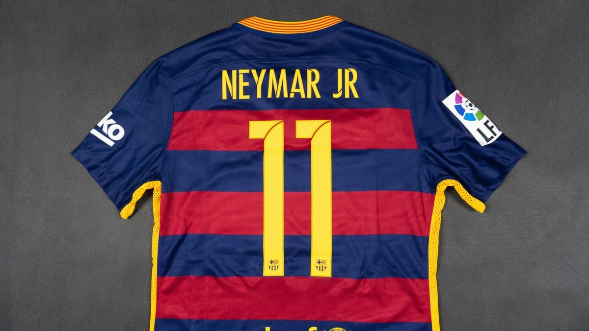BARCELONA 2015-16 Neymar JR Vapor Authentic Jersey Home