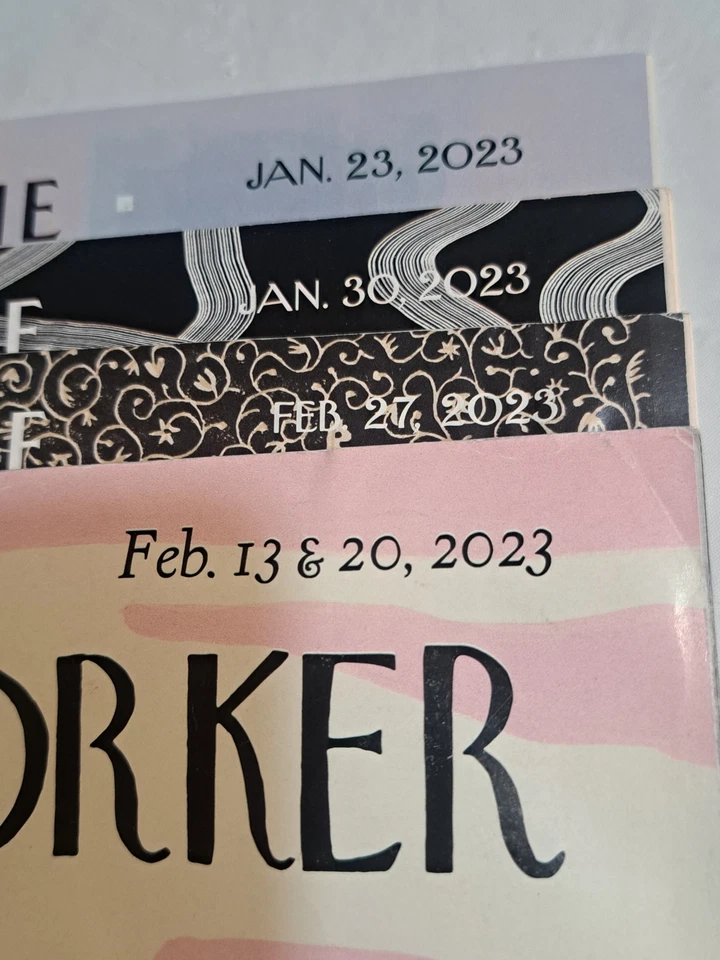 The NEW YORKER Magazine 2023 Lot Of 8 New York, One Feb 2025 9 Total - Image 3 of 4