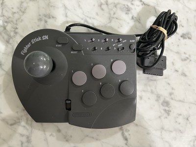 Fighter Stick SN Arcade Joystick SNES Super Nintendo ACSII Tested 