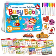 Busy Book for Toddlers 3 4 5 Year, Preschool Learning Activities Coloring