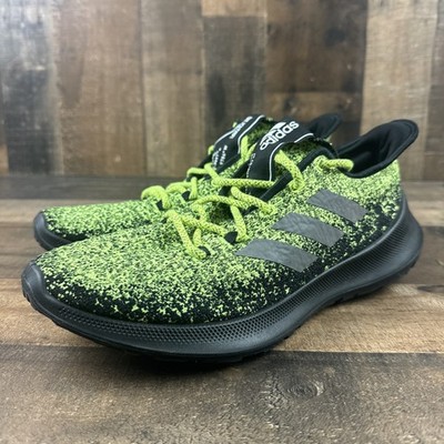 Adidas Sense Bounce+ Solar Yellow & Black Men's Shoe Size 8.5