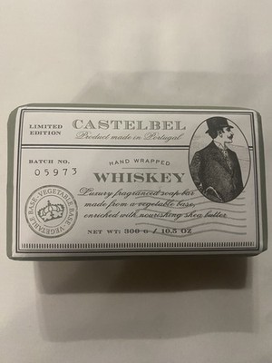 Castelbel Porto Men's Luxury Bar Soap Whiskey Rum Bourbon Beer Gin - CHOICE